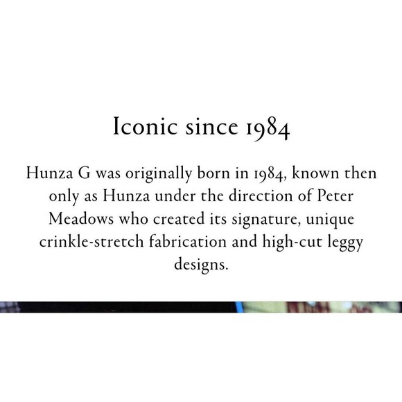 Hunza G Black Cocktail rare Dress Beaded Lace Open Back M Party Sophisticated - Picture 2 of 14